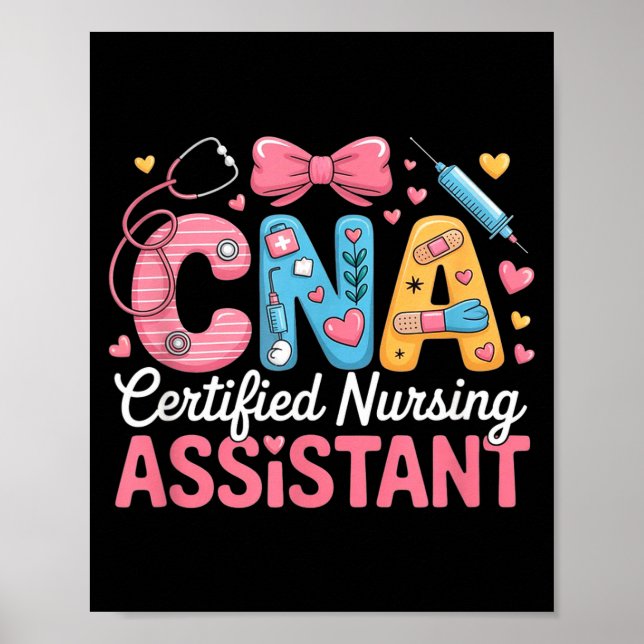 Poster Certified Nursing Istant Nurse Aide Nurse Istant C (Devant)