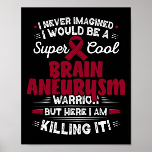 Poster Cerveau Aneurysme Guerrier Cerveau Aneurysme Sensi