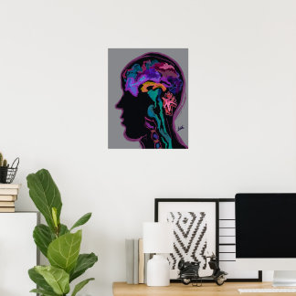 Poster Cerveau en désordre