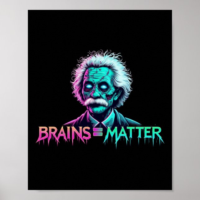 Poster Cerveaux = Sticker (Devant)