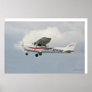 Poster Cessna 172 au décollage