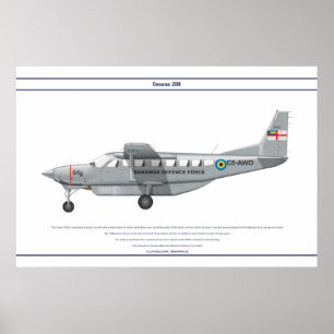 Poster Cessna les 208 Bahamas