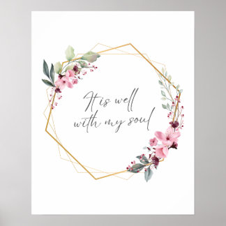 Poster C'Est Bien Avec Mon Soul Hymne Citation Imprimer