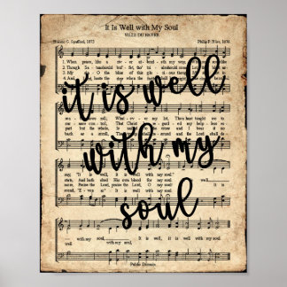Poster C'est bien Vintage Hymne