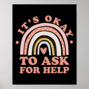 Poster C'est bon de demander de l'aide - Santé mentale