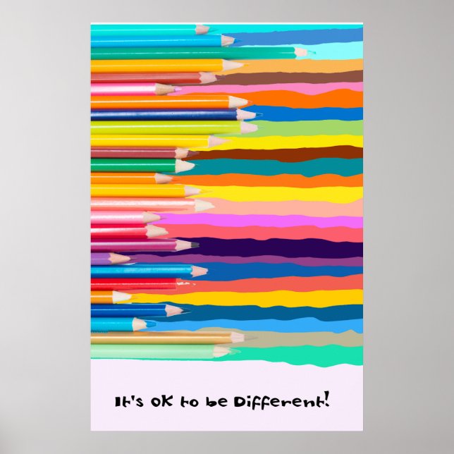 Poster C'est bon d'être différent ! (Devant)