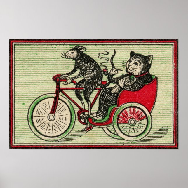 Poster C'est bon d'être le chat (Devant)