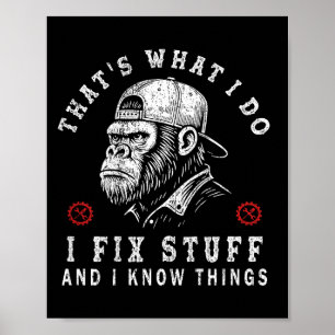 Poster C'est ce que je fais, je répare des trucs et je co
