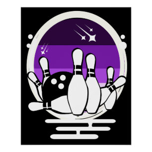 Poster c'est comme ça que je roule le joli bowling