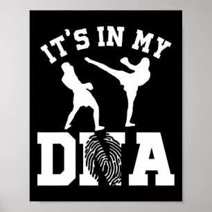 Poster C'est Dans Mes Cadeaux De Kickboxing Adn