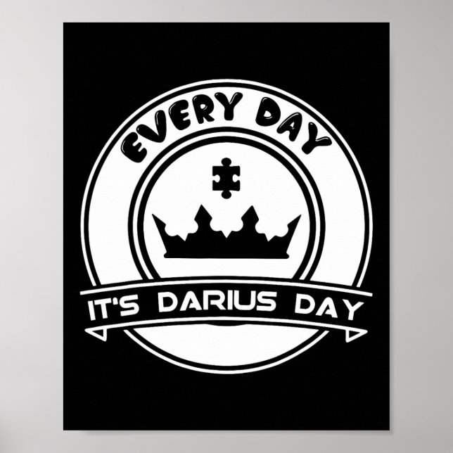 Poster C'est Darius Day Funny Meme - Celebrate Love (Devant)