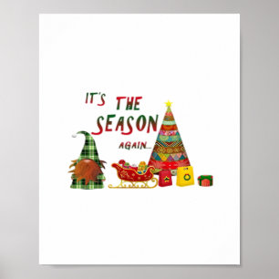Poster C'est de nouveau la saison Noël Gnome