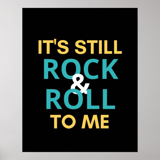 Poster C'est encore Rock and Roll To Me (Devant)