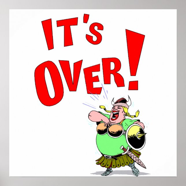 POSTER C'EST FINI ! (Devant)