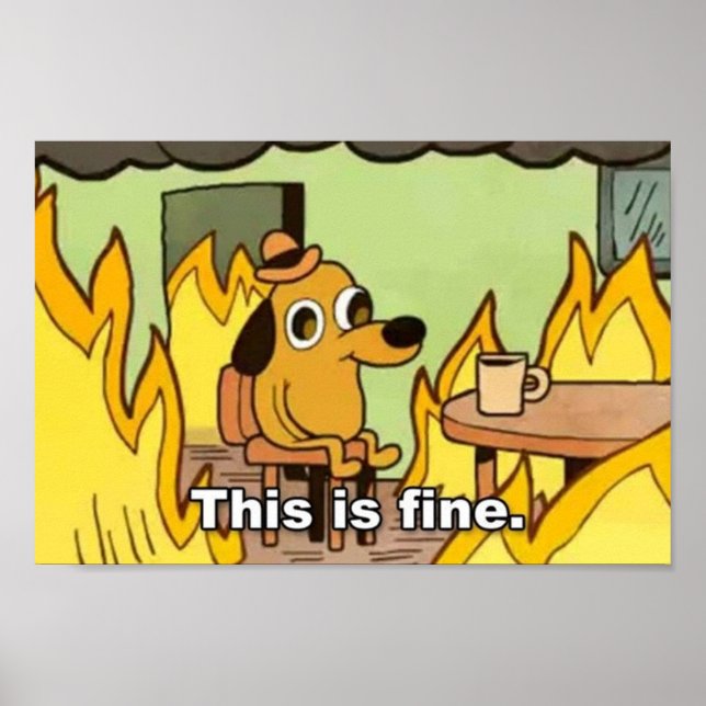 Poster C'est fini (Devant)