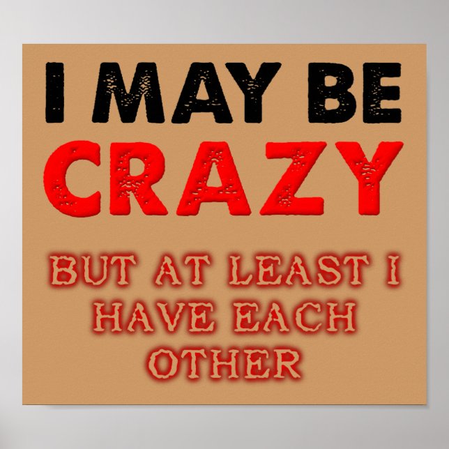 Poster C'Est Fou, Mais Je Me Suis Donné. (Devant)