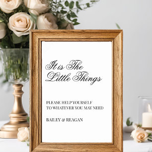 Poster C'est La Petite Chose Panier Mariage