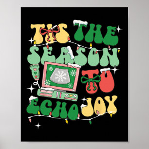 Poster C'est la saison pour faire écho à la joie Noël Son