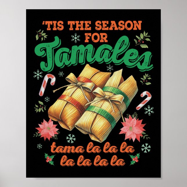 Poster C'Est La Saison Pour La Famille Tamales Mexicaine  (Devant)