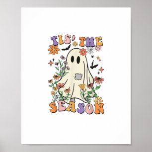 Poster C'Est La Saison Retro Halloween Party Funny tendan