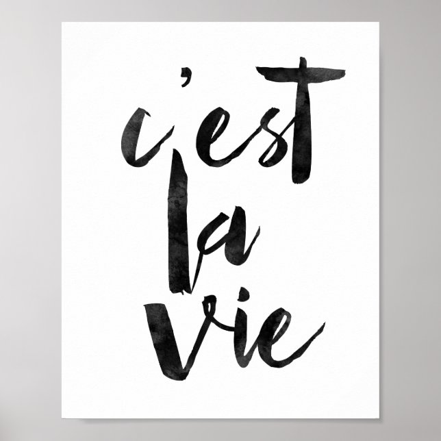 Poster C'est La Vie (Devant)
