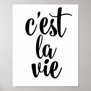 Poster C'est la vie