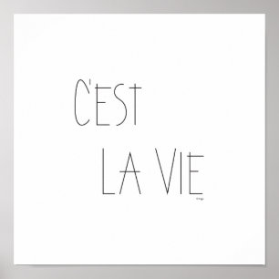 Poster C'est La Vie - C'est la Vie - Français