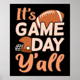 Poster C'est le jour du match Y'all