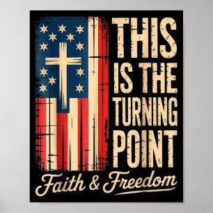 Poster C'est-le-point-de-renversement-foi-patriotique-usa