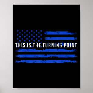 Poster C'est le Tee Turning Int Drapeau Usa pour Hommes F