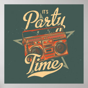 Poster C'est l'heure de la fête