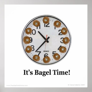 Poster C'est l'heure des Bagels !