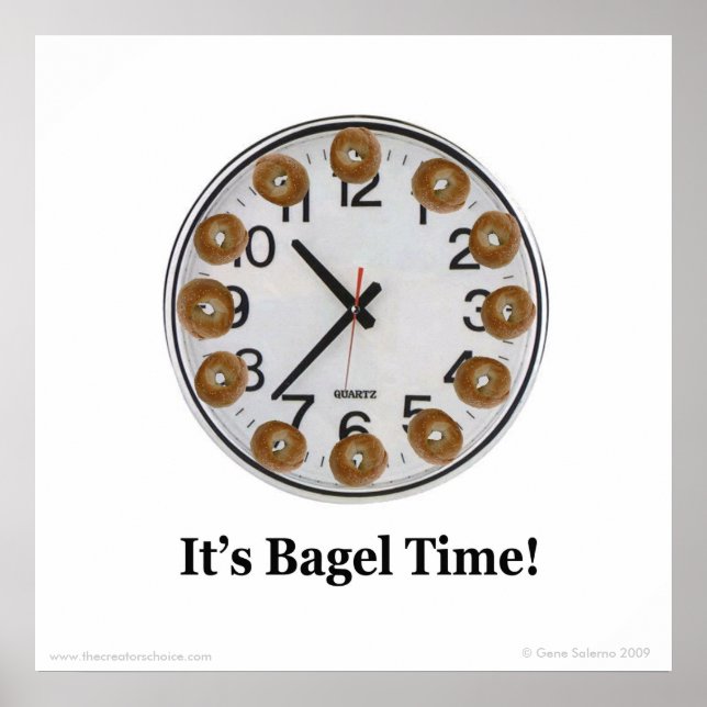 Poster C'est l'heure des Bagels ! (Devant)