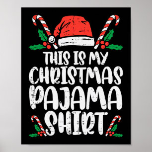 Poster C'Est Ma Chemise De Fête De Noël Fantastique Noël