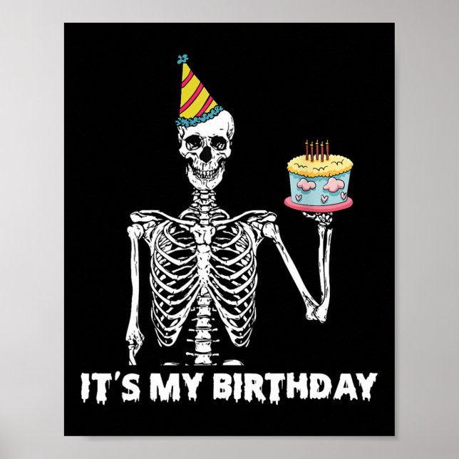 Poster C'est ma fête d'anniversaire Joyeux anniversaire d (Devant)