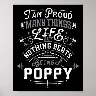 Poster C'est mieux que d'être un grand-père coquelicot po