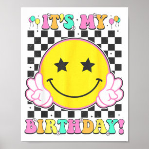 Poster C'est mon anniversaire filles femmes ados enfants