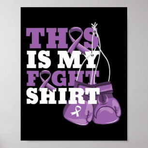 Poster C'est mon combat Alzheimer Fighter Support fort