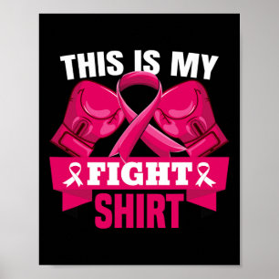 Poster C'est mon combat Lutte contre le cancer du sein Cr