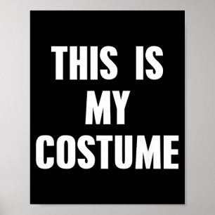 Poster C'est mon costume