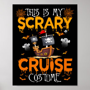 Poster C'Est Mon Costume De Croisière D'Inquiétude Hallow