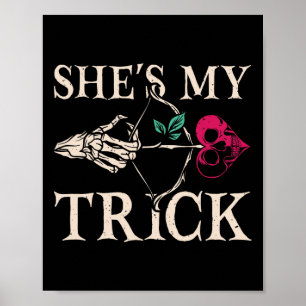 Poster C'est mon costume d'Halloween à deux mecs avec ma 