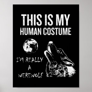 Poster C'Est Mon Costume Humain