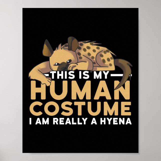 Poster C'est mon costume humain Je suis vraiment une hiro (Devant)