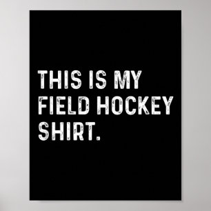Poster C'est mon maillot de hockey sur gazon - Sport Équi