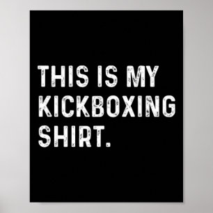 Poster C'est mon maillot de kickboxing - Entraînement de