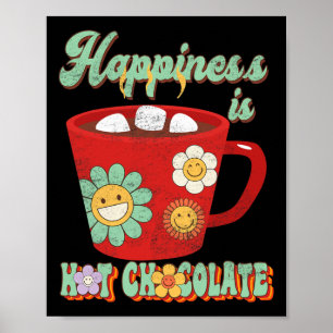 Poster C'Est Mon Pajama De Noël Bonheur Chocolat Chaud