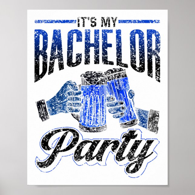 Poster C'est My Bachelor Party Bride Groom Team 2 (Devant)