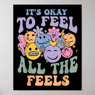 Poster C'Est Ok De Sentir Tous Les Sens Santé Mentale S E