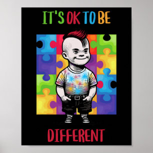 Poster C'Est Ok D'Être Une Autre Sensibilisation sur l'au